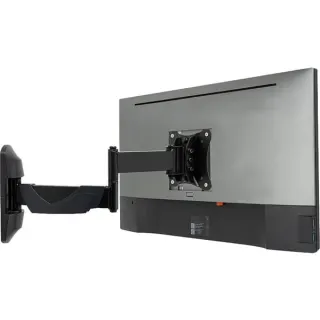 Lindy Verstellbare Display-Wandhalterung, Monitorhalterung (schwarz, für Monitore bis 66 cm (26"))
