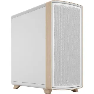 Fractal Design Summit Chalk White Solid, Tower-Gehäuse (weiß/holz)