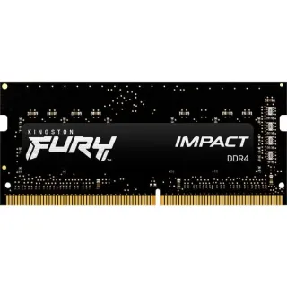 Kingston FURY SO-DIMM 32 GB DDR4-3200 , Arbeitsspeicher (schwarz, KF432S20IB/32, Impact, INTEL XMP)