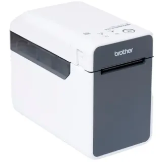 Brother TD-2125N, Etikettendrucker (weiß/grau)
