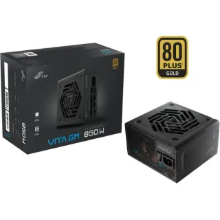 FSP VITA GM 850W, PC-Netzteil (schwarz, 1x 12-Pin High Power GPU, 4x PCIe, Kabelmanagement, 850 Watt)