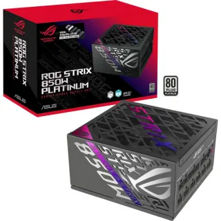 ASUS ROG Strix 850W Platinum (ROG Equalizer), PC-Netzteil (schwarz, 1x 12 Pin High Power GPU, 4x PCIe, Kabelmanagement, 850 Watt)