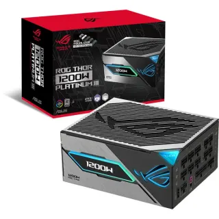 ASUS ROG Thor 1200W Platinum III (ROG Equalizer), PC-Netzteil (schwarz, 1x 12 Pin High Power GPU, 4x PCIe, Kabelmanagement, 1200 Watt)