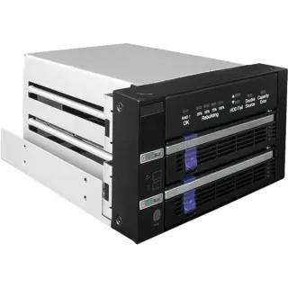 Icy Dock MB901SPR-B R1, Wechselrahmen (schwarz/silber)