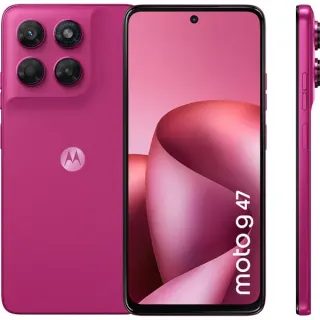Motorola moto g47 128GB, Handy (Fuchsia Red, Android 16, 8 GB)