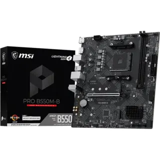 MSI PRO B550M-B, Mainboard (schwarz)