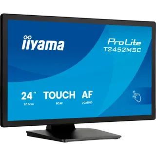 iiyama ProLite T2452MSC-B2, LED-Monitor (60.5 cm (24 Zoll), schwarz (matt), FHD, IPS, Touchscreen, HDMI, USB-Hub, 120Hz Panel)