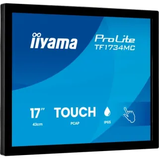 iiyama ProLite TF1734MC-B8X, LED-Monitor (43 cm (17 Zoll), schwarz (matt), SXGA, TN, Touchscreen)