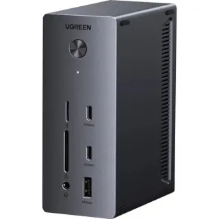 UGREEN CM843 14-in-1 USB-C Docking Station, Dockingstation (silber)
