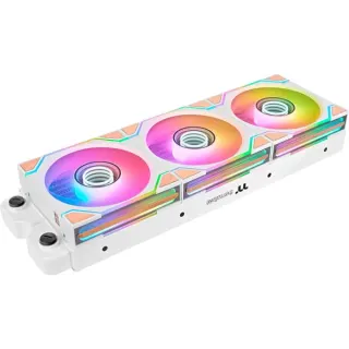 Thermaltake SWAFAN 120 EX INFINITY ARGB Sync PC Cooling Fan Wood Edition, Gehäuselüfter (weiß, 3er-Pack, 120 mm, 124 mm)