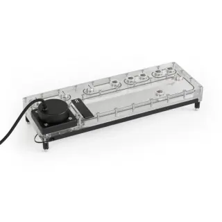Alphacool Core Distro Plate 360 Links D5/DDC V2, Verteiler (mit D5 Apex Pumpe)