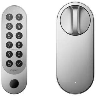 Aqara Smart Lock U200, elektronisches Türschloss (silber, Thread, Bluetooth 5.1, NFC)