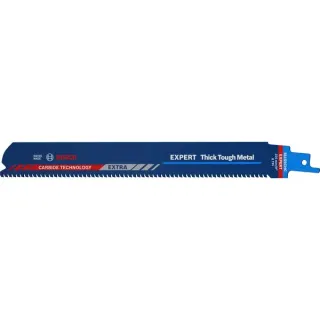 Bosch Professional EXPERT Säbelsägeblatt ‘Thick Tough Metal’ S 1155 CHC, 10 Stück (Länge 225mm)