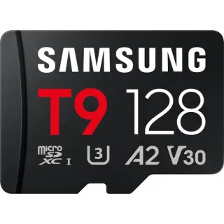Samsung T9 microSDXC 128 GB, Speicherkarte (schwarz)