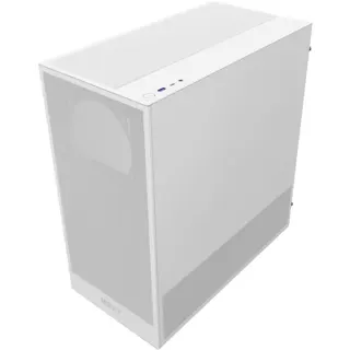NZXT H5 Flow ( 2024 ) , Tower-Gehäuse (weiß, Tempered Glass)