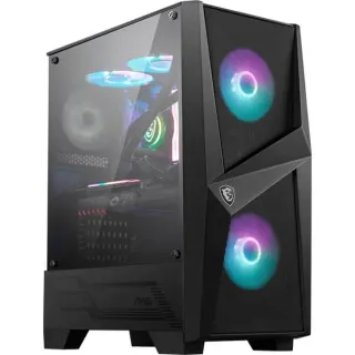 MSI MAG FORGE 100R, Tower-Gehäuse (schwarz, Tempered Glass)