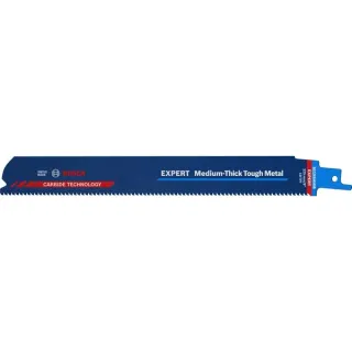 Bosch Professional EXPERT Säbelsägeblatt ‘Medium-Thick Tough Metal’ S 1155 HHM, 10 Stück (Länge 225mm)