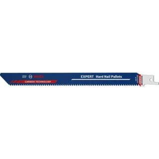 Bosch Professional EXPERT Säbelsägeblatt ‘Hard Nail Pallets’ S 1122 CHM, 10 Stück (Länge 225mm)