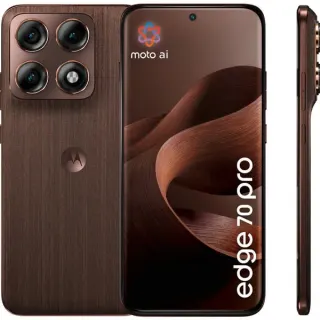 Motorola edge 70 Pro 256GB, Handy (Chicory Coffee, Android, 8 GB)