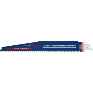 Bosch Professional EXPERT Säbelsägeblatt ‘Wood with Metal Demolition’ S 1167 XHM, 3 Stück (Länge 225mm)