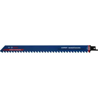 Bosch Professional EXPERT Säbelsägeblatt ‘Aerated Concrete’ S 1241 HM, 3 Stück (Länge 300mm)