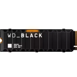 WD Black SN850X NVMe SSD 4 TB (schwarz, PCIe 4.0 x4, NVMe, M.2 2280, Kühlkörper)