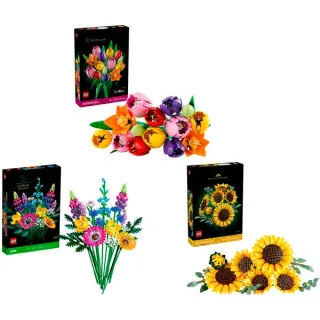 LEGO Botanicals Sommerblumenstrauß-Bundle, Konstruktionsspielzeug