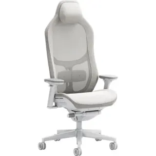 Fractal Design Refine 2 Hybrid Light, Gaming-Stuhl (hellgrau/weiß)