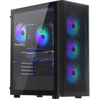 ENDORFY Ventum 400 ARGB, Tower-Gehäuse (schwarz, Tempered Glass)