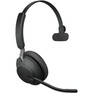 Jabra Evolve2 65, Headset (schwarz, Microsoft Teams, USB-A, Ladestation)