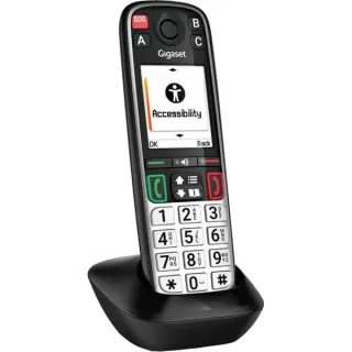 Gigaset EASY 500HX, Mobilteil (schwarz/silber)