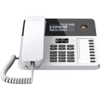Gigaset DESK 600, analoges Telefon (weiß)