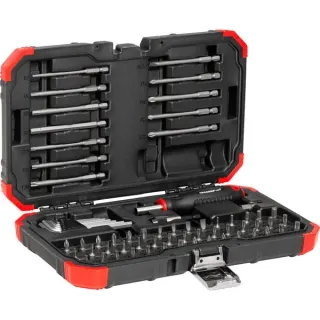 GEDORE Bit-Satz 1/4", 67teilig (schwarz/rot, (R33003067 ))