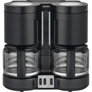 Krups Duothek Plus KM 8508, Filtermaschine (schwarz)