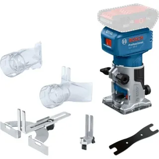 Bosch Professional Akku-Kantenfräse /-Laminatschneider GLF 18V-8 Professional solo, 18Volt, Oberfräse (blau/schwarz, ohne Akku und Ladegerät)