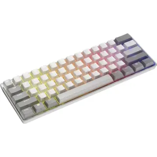 Corsair CLIPPER PRO MINI 60, Gaming-Tastatur (weiß, DE-Layout, Corsair MGX Hyperdrive)