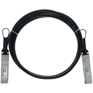 BlueOptics BlueLAN Direct Attach Kabel kompatibel zu Alcatel-Lucent QSFP-200G-C2M QSFP56 (schwarz, 2 Meter)