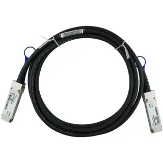 BlueOptics BlueLAN Direct Attach Kabel kompatibel zu NVIDIA MCP1650-V00AE30 QSFP56 (schwarz, 0,5 Meter)