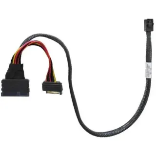 HighPoint mSAS Adapterkabel SFF8643 > U.2 SFF-8639 NVMe (schwarz, 1 Meter)