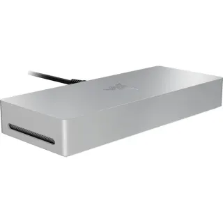 Razer Thunderbolt 5 Dock - Mercury, Dockingstation (grau, Thunderbolt 5, USB, Gigabit LAN)