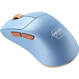 CHERRY XTRFY M64 Wireless, Gaming-Maus (hellblau/kupfer)