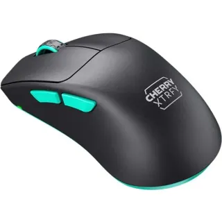 CHERRY XTRFY M64 Wireless, Gaming-Maus (schwarz/türkis)