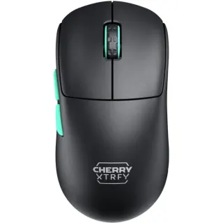 CHERRY XTRFY M68 Wireless, Gaming-Maus (schwarz/türkis)