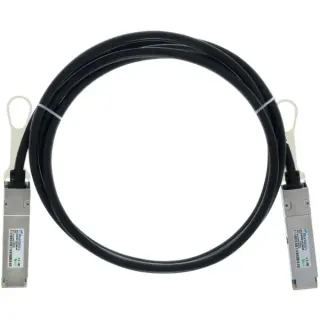 BlueOptics BlueLAN Direct Attach Kabel kompatibel zu Juniper EX-QSFP-40GE-DAC-1M QSFP (schwarz, 1 Meter)