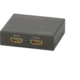 Digitus HDMI Splitter 4K UHD 1x HDMI > 2x HDMI (schwarz)