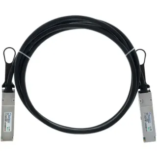 BlueOptics BlueLAN Direct Attach Kabel kompatibel zu NVIDIA MCP1650-V001E30 QSFP56 (schwarz, 1 Meter)