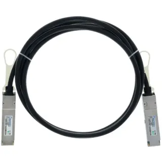 BlueOptics BlueLAN Direct Attach Kabel kompatibel zu Intel XLDACBL3 QSFP (schwarz, 3 Meter)
