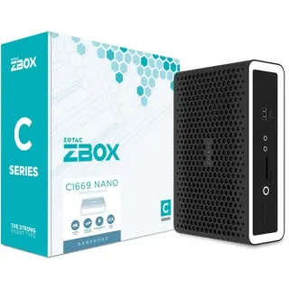 ZOTAC ZBOX CI669 nano, Barebone (schwarz/weiß, ohne Betriebssystem)
