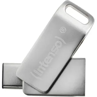 Intenso cMOBILE LINE 128 GB, USB-Stick (silber, USB-A 3.2 Gen 1, USB-C 3.2 Gen 1)