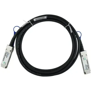 BlueOptics BlueLAN Direct Attach Kabel kompatibel zu Extreme Networks 10412 QSFP28 (schwarz, 2 Meter)